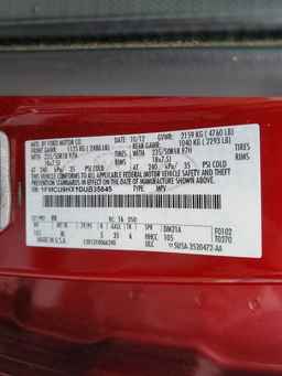 2013 FORD ESCAPE