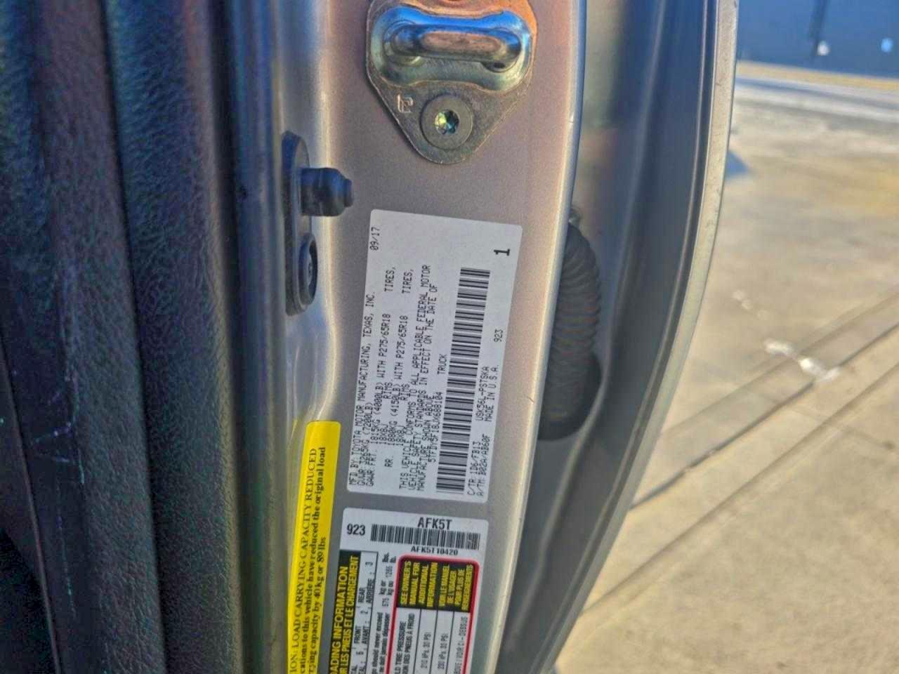 2018 TOYOTA TUNDRA