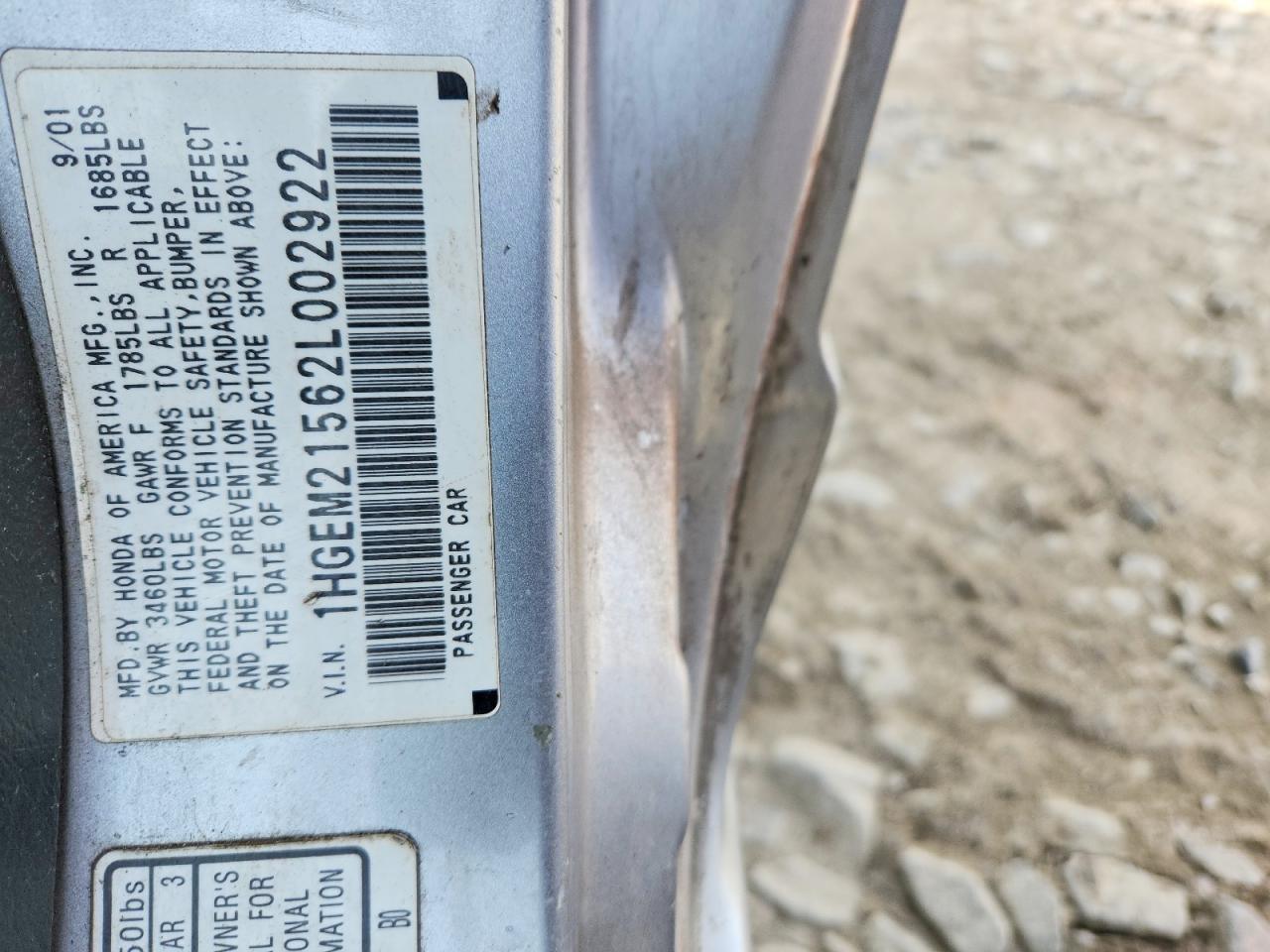2002 HONDA CIVIC