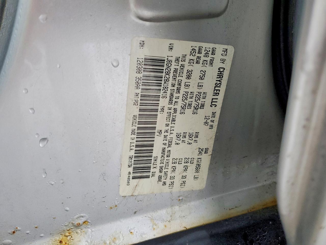 2008 JEEP Liberty