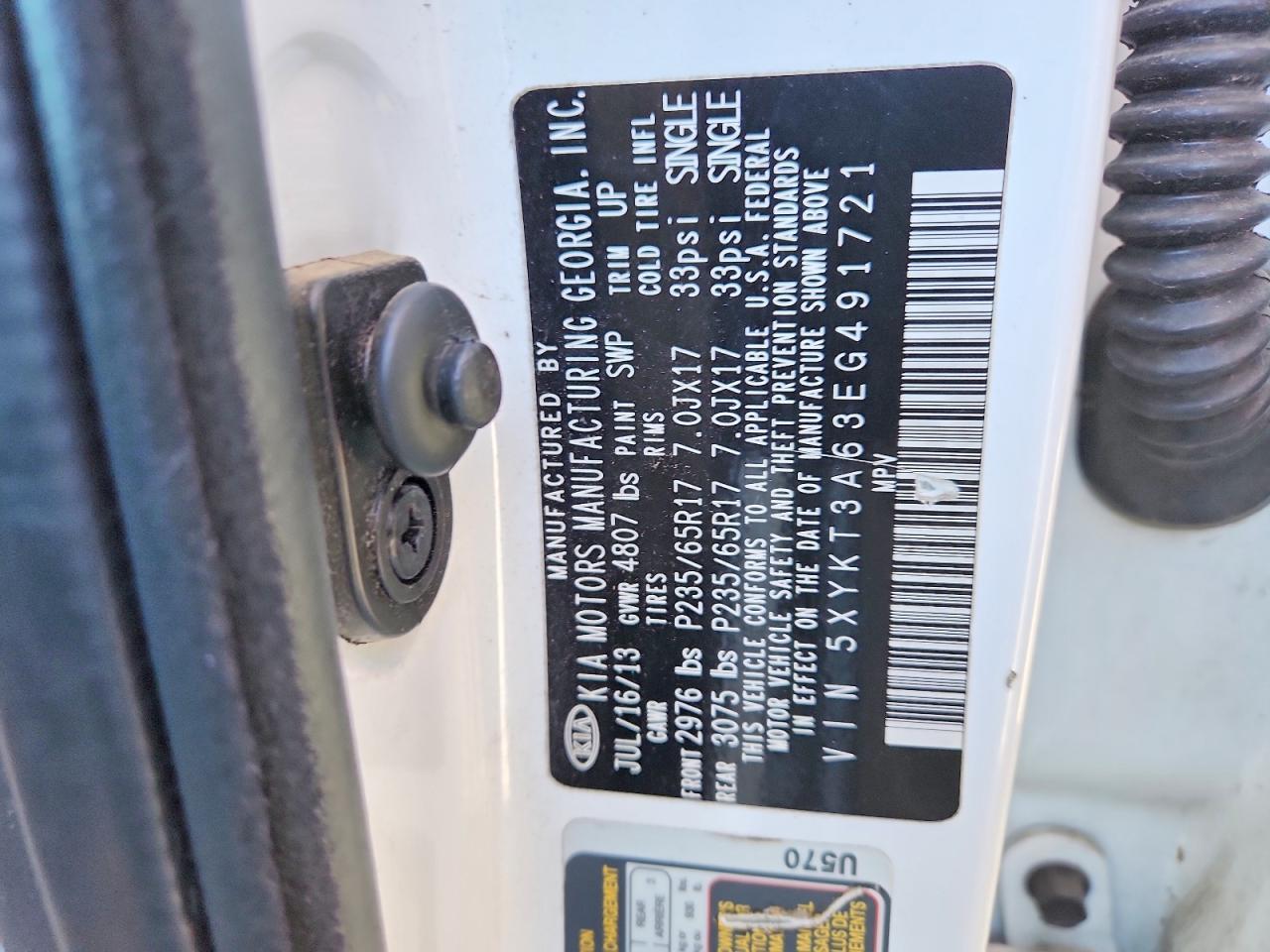 2014 KIA SORENTO