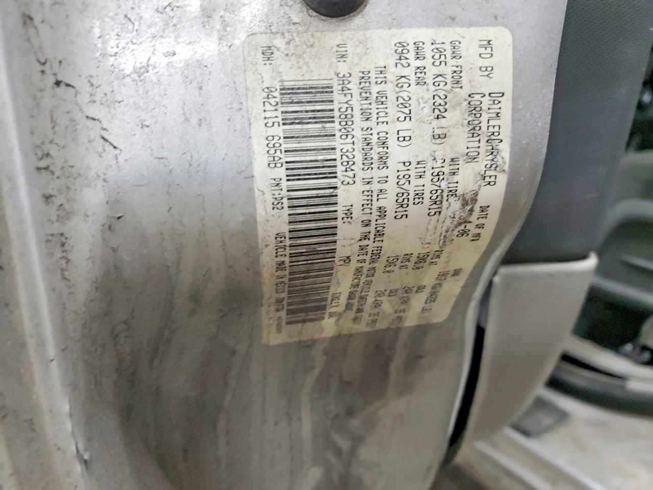 2006 CHRYSLER PT CRUISER