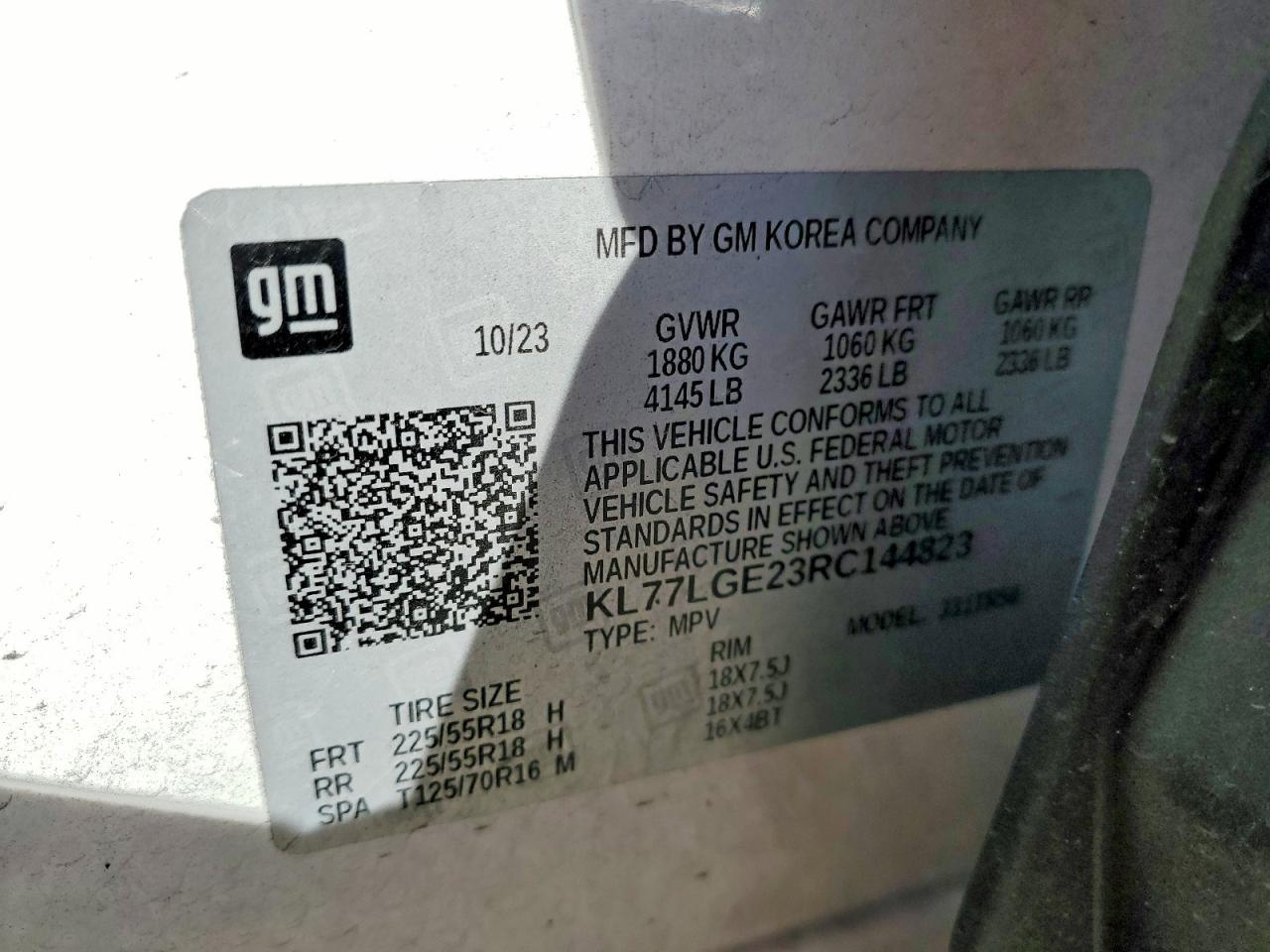 2024 CHEVROLET TRAX