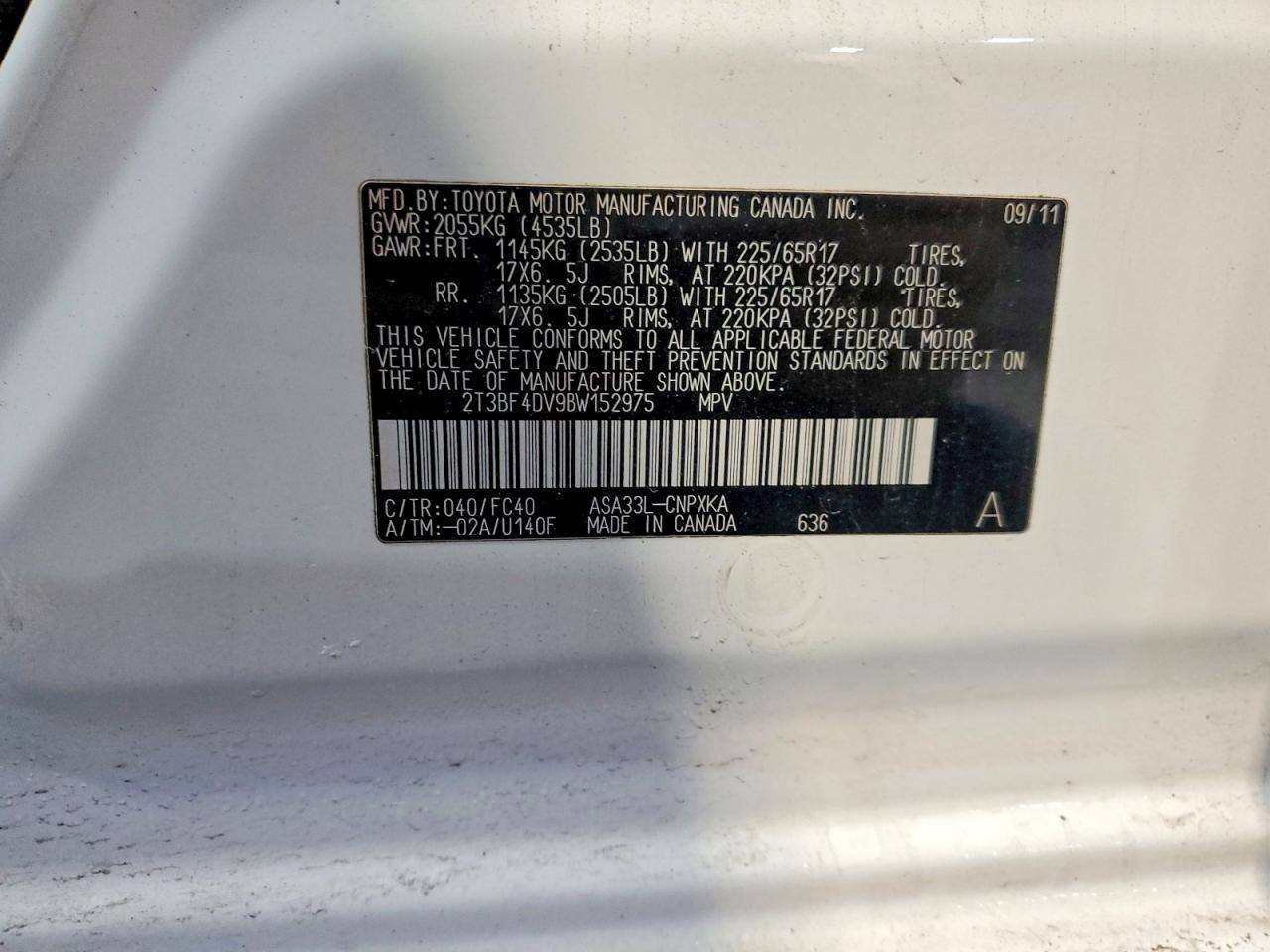 2011 TOYOTA RAV4