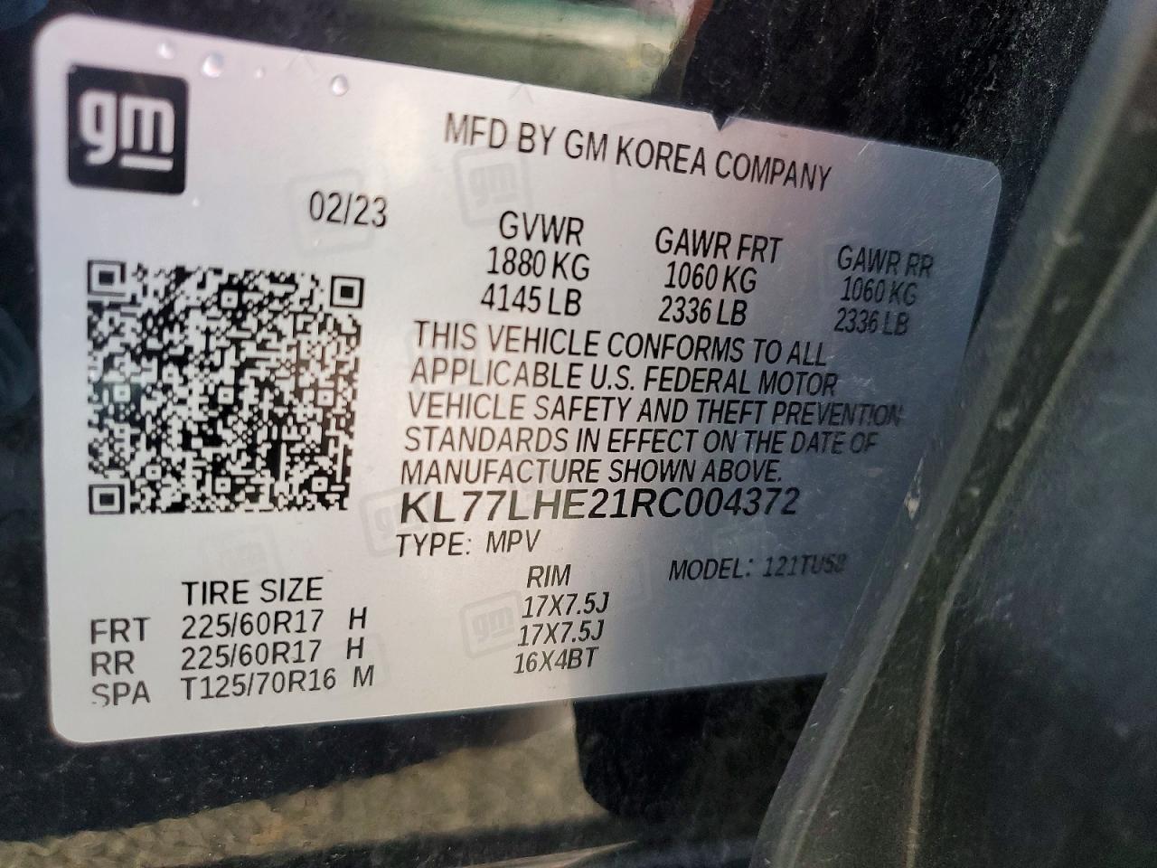 2024 CHEVROLET TRAX