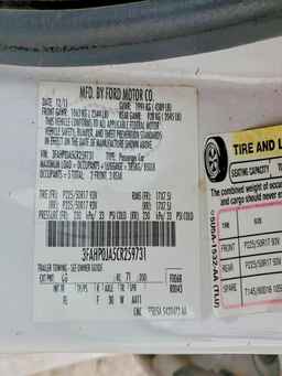 2012 FORD FUSION
