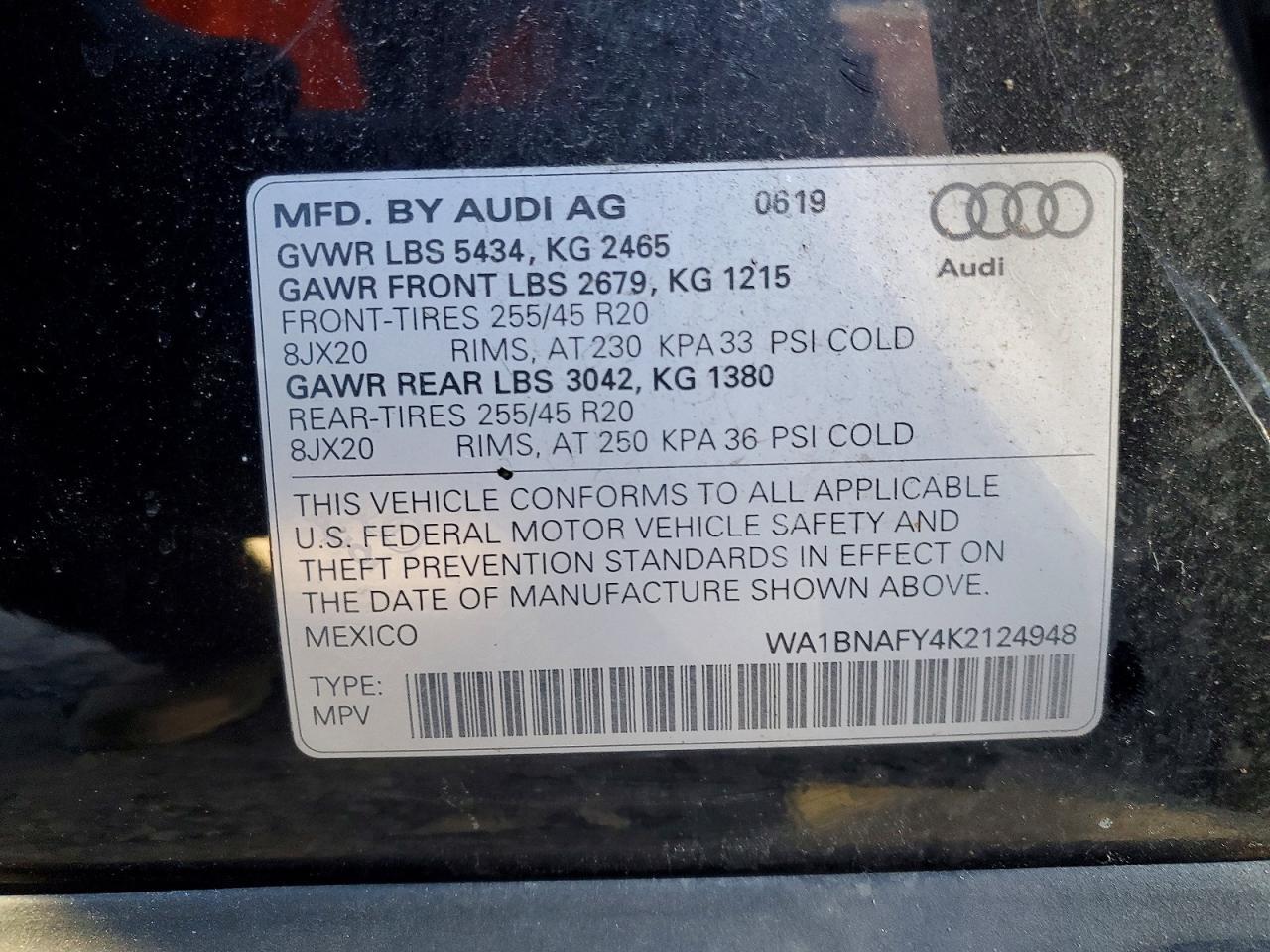 2019 AUDI Q5