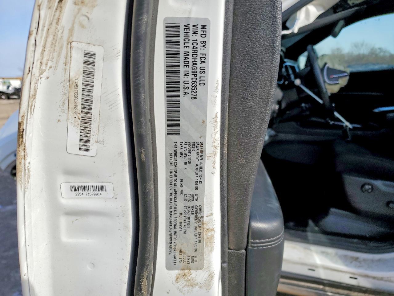 2023 DODGE DURANGO