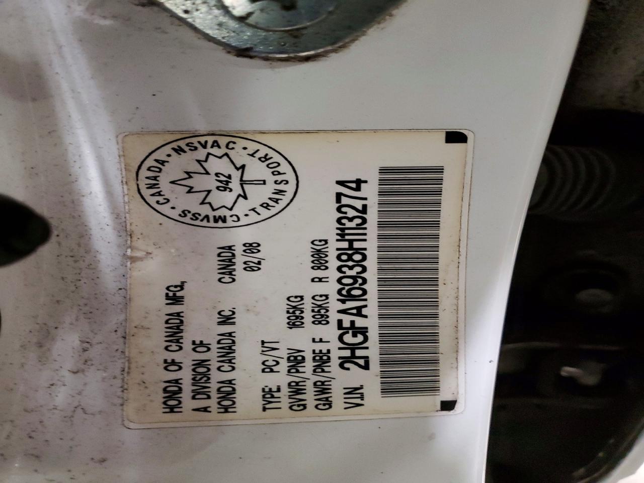 2008 HONDA CIVIC
