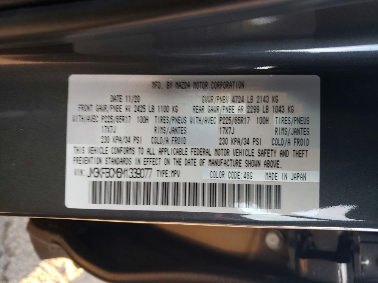 2021 MAZDA CX-5
