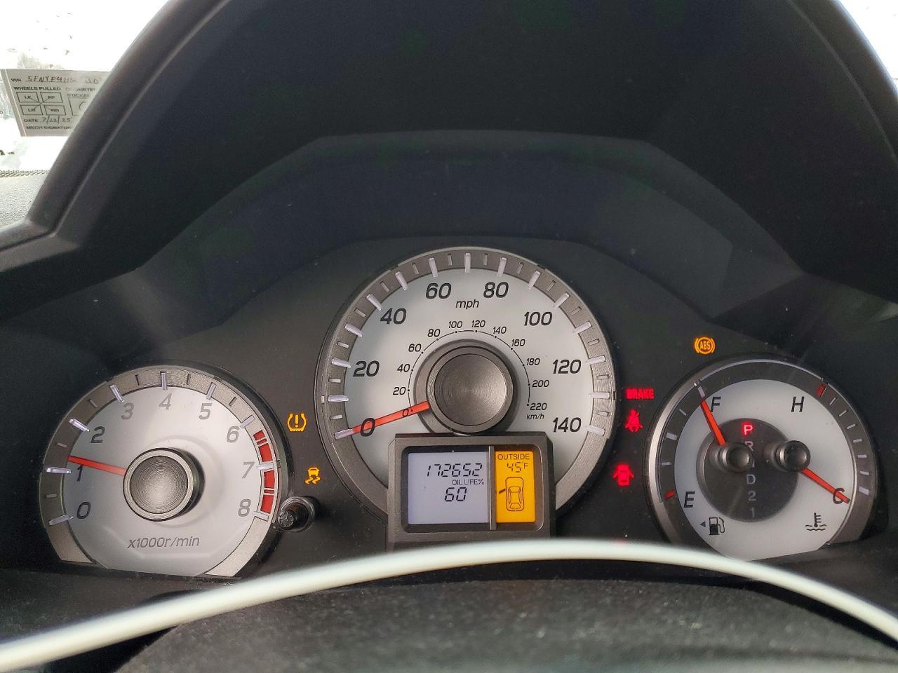 2012 HONDA PILOT