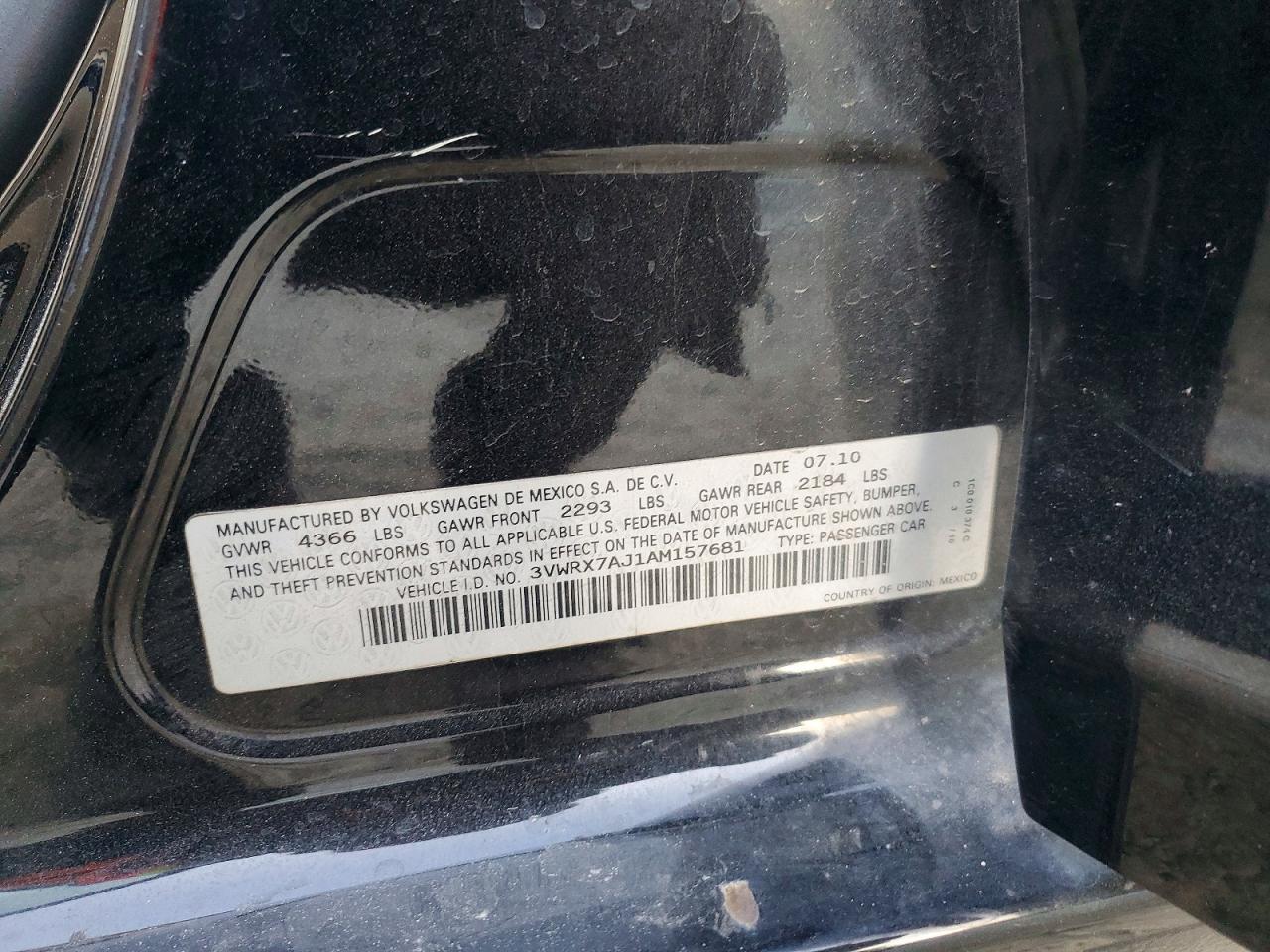 2010 VOLKSWAGEN JETTA