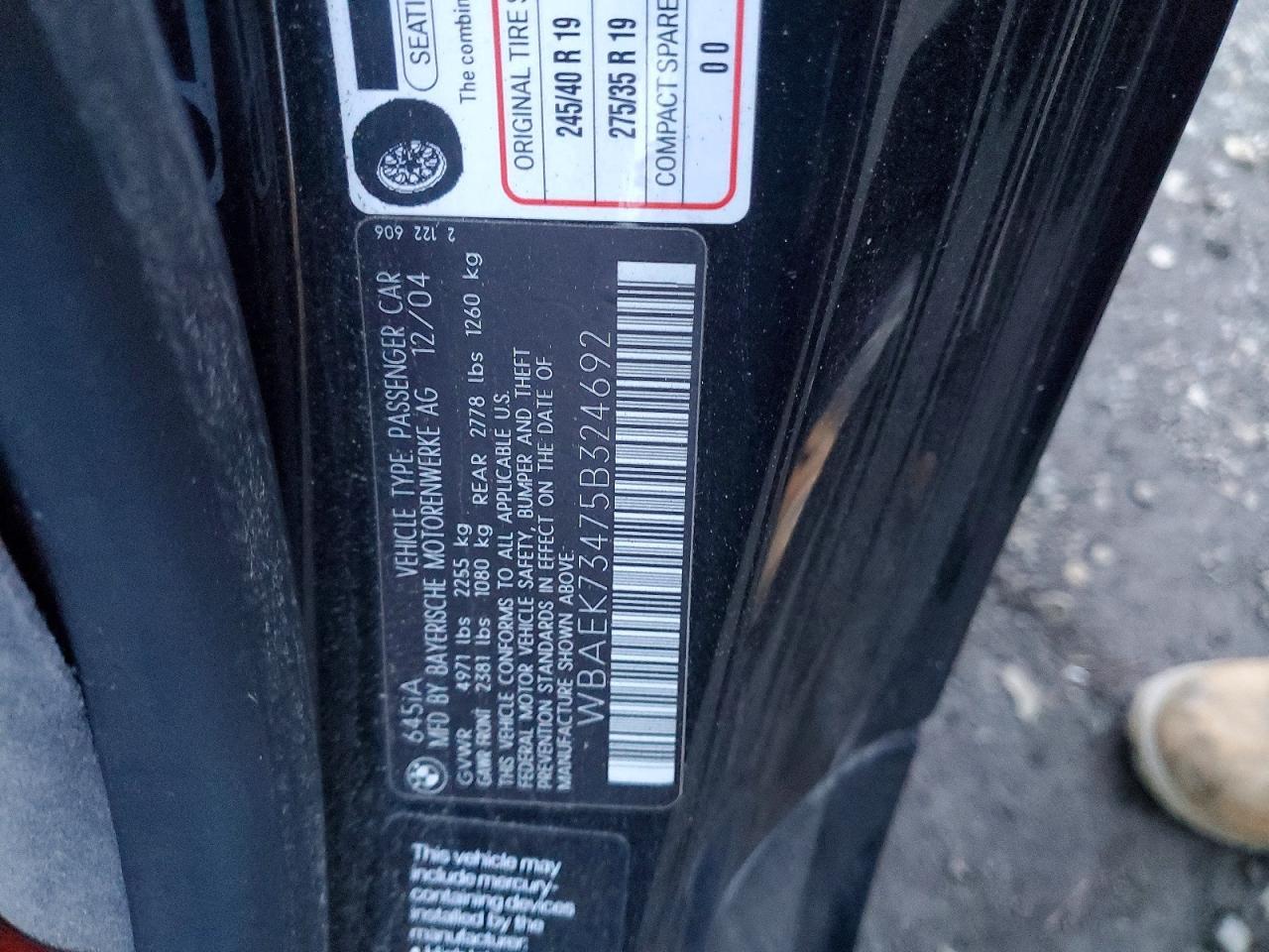 2005 BMW 6 Series