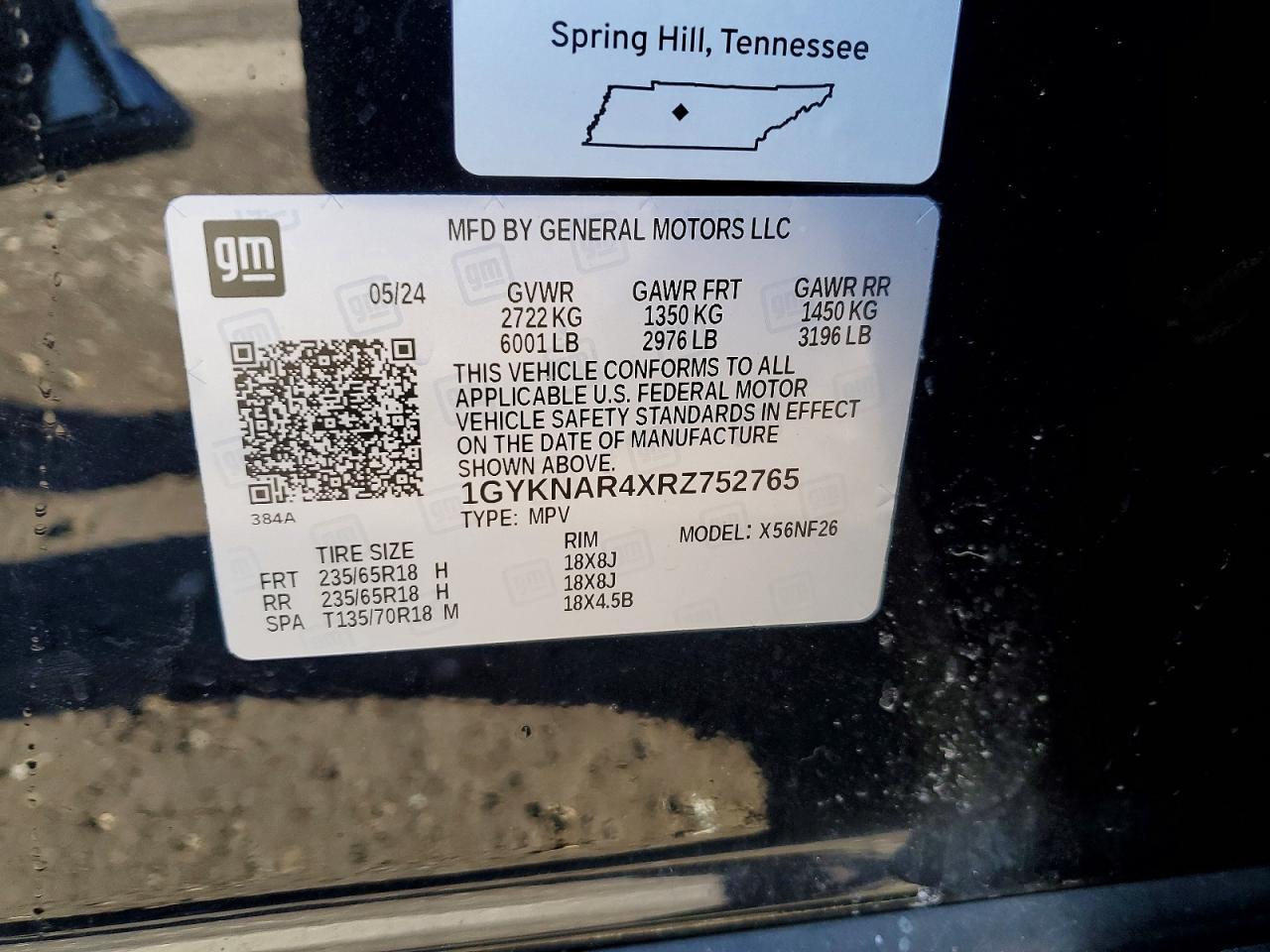 2024 CADILLAC XT5