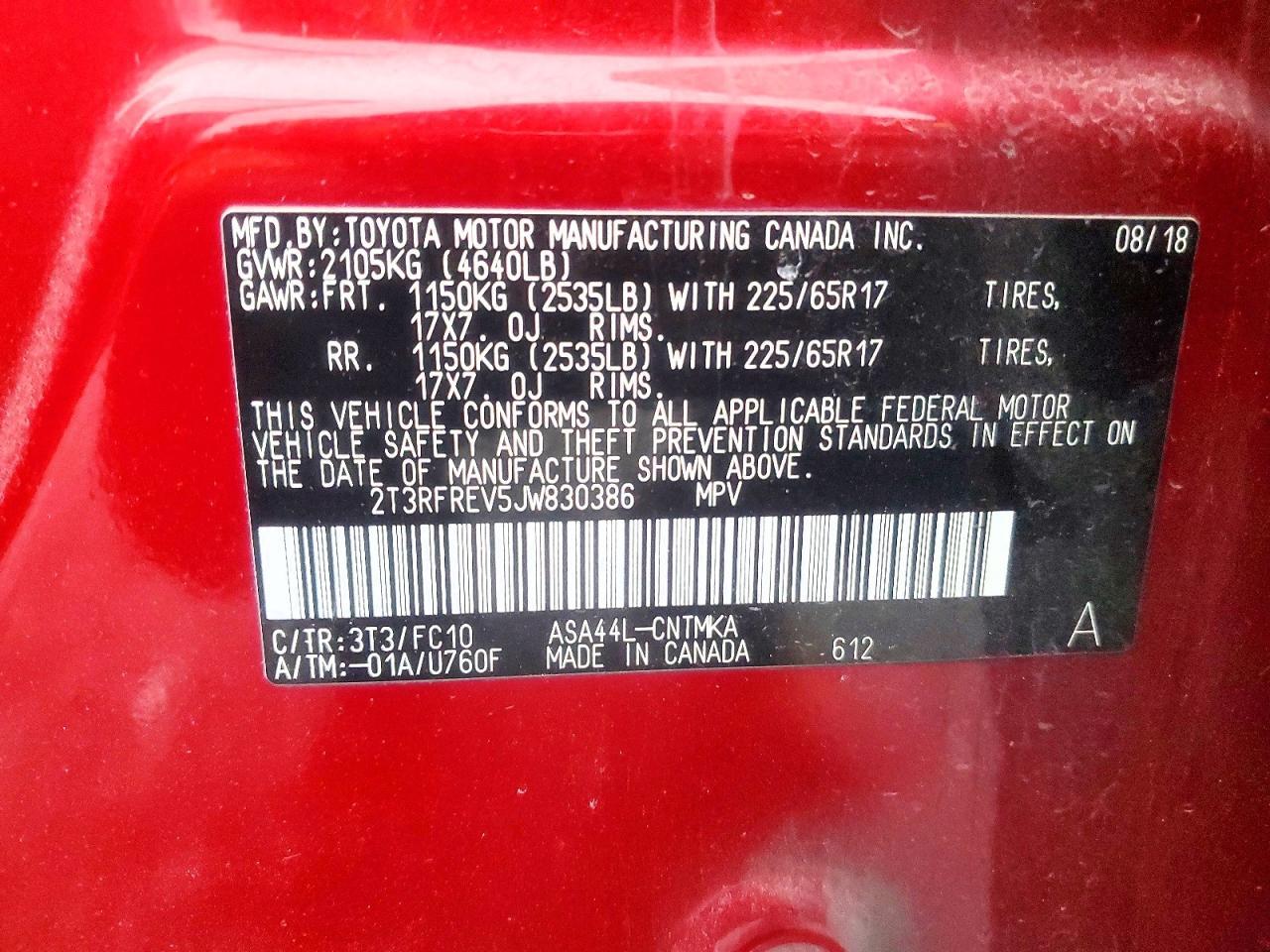 2018 TOYOTA RAV4