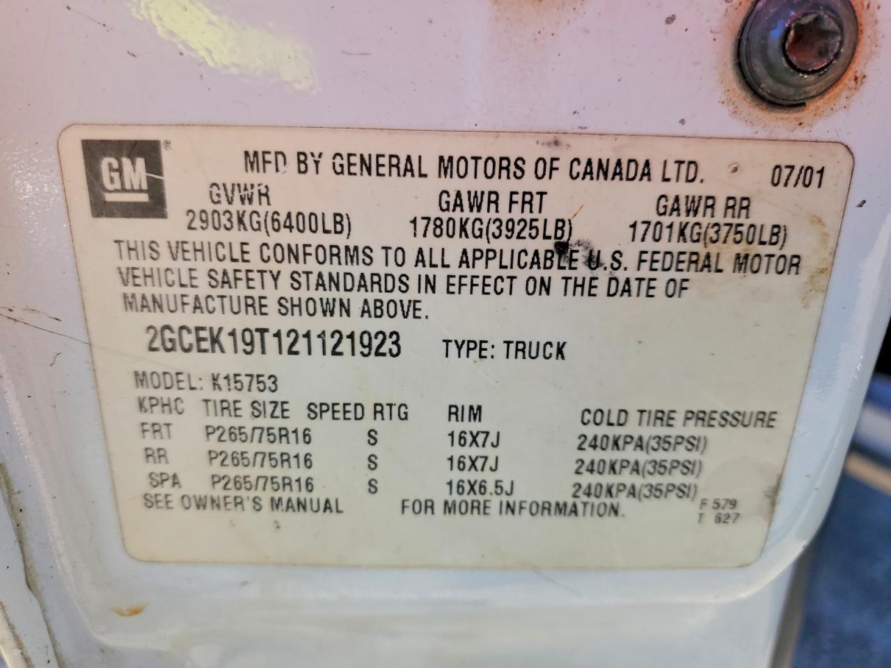 2002 CHEVROLET Silverado
