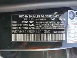 2016 MERCEDES-BENZ E-Class