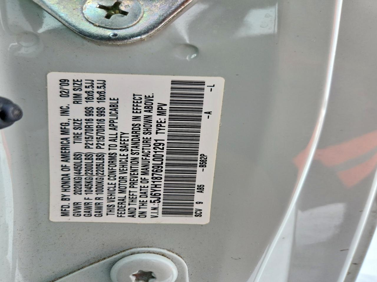 2009 HONDA Element