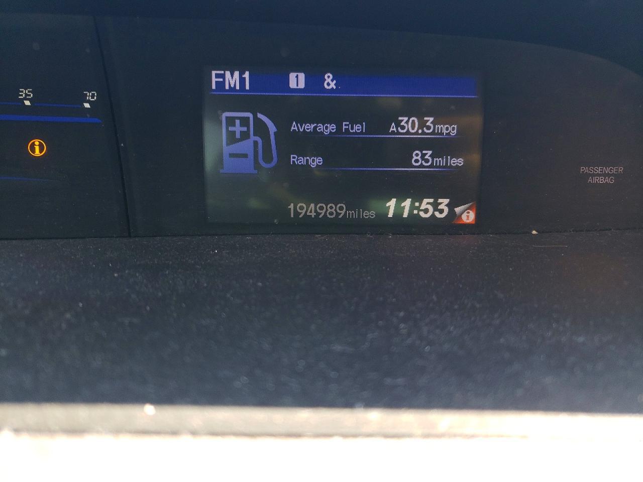 2012 HONDA CIVIC