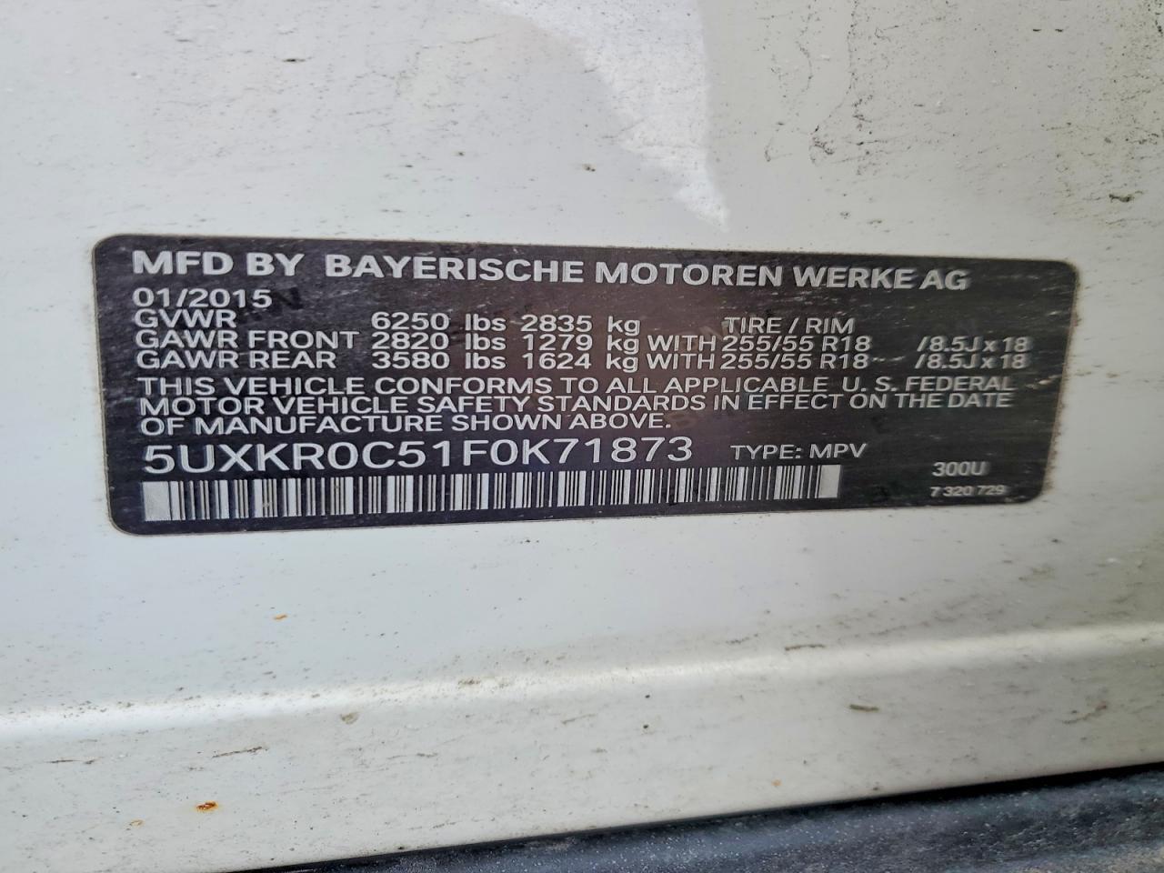 2015 BMW X5
