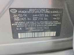2014 HYUNDAI SONATA