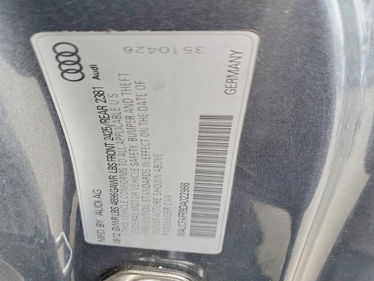 2013 AUDI A5