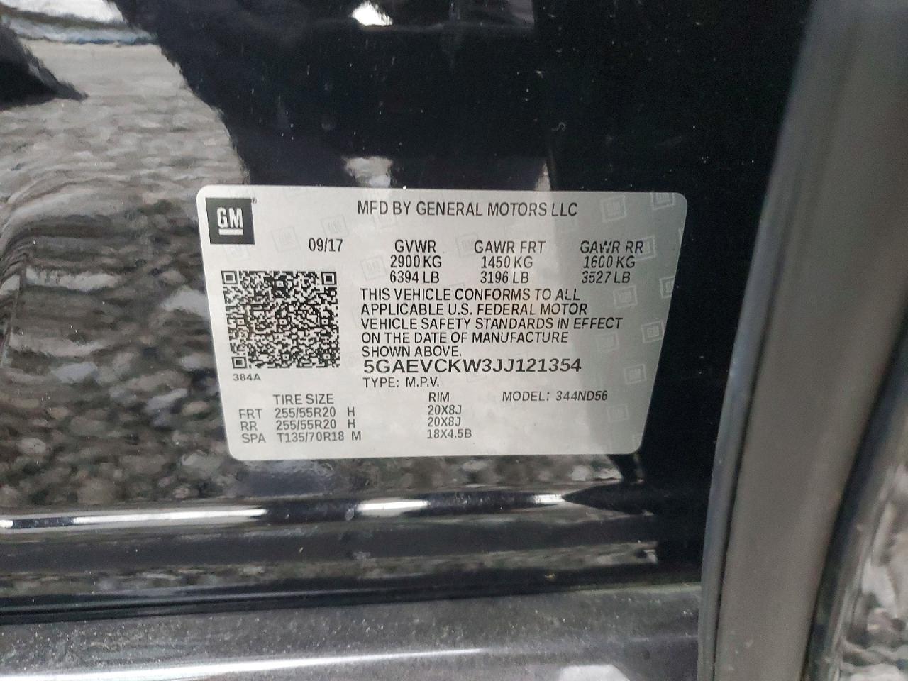 2018 BUICK ENCLAVE AVENIR