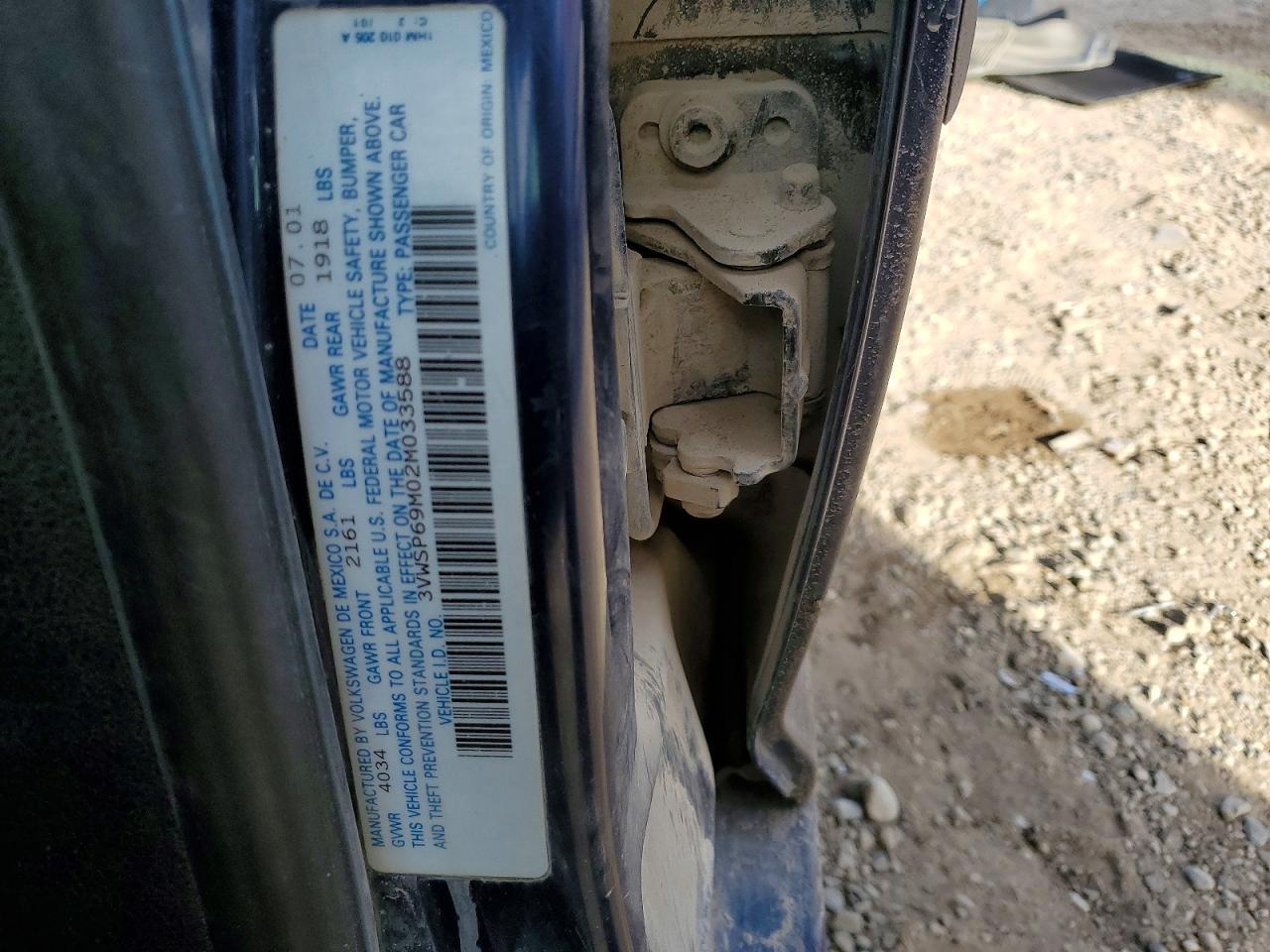 2002 VOLKSWAGEN JETTA