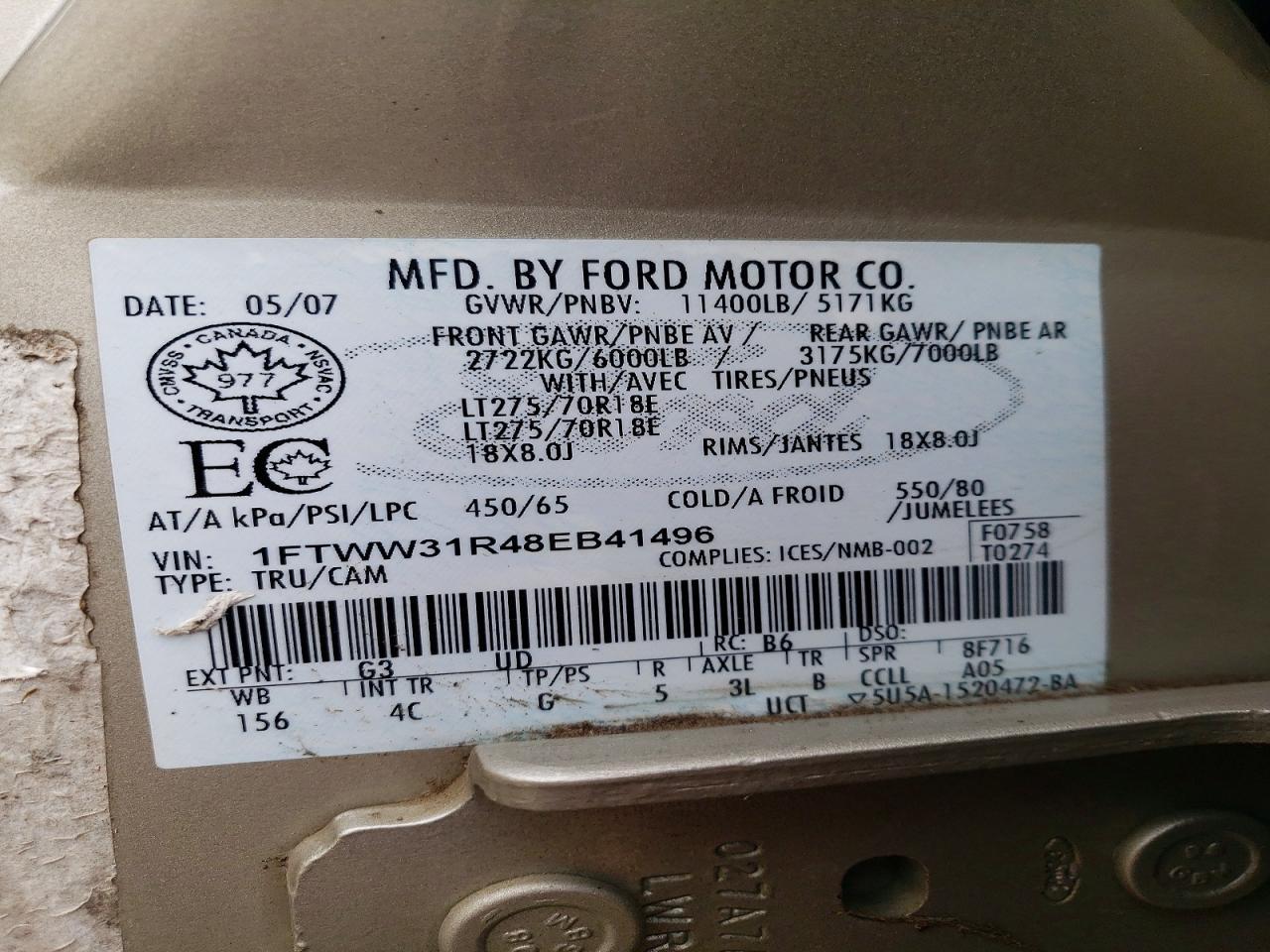 2008 FORD F-350