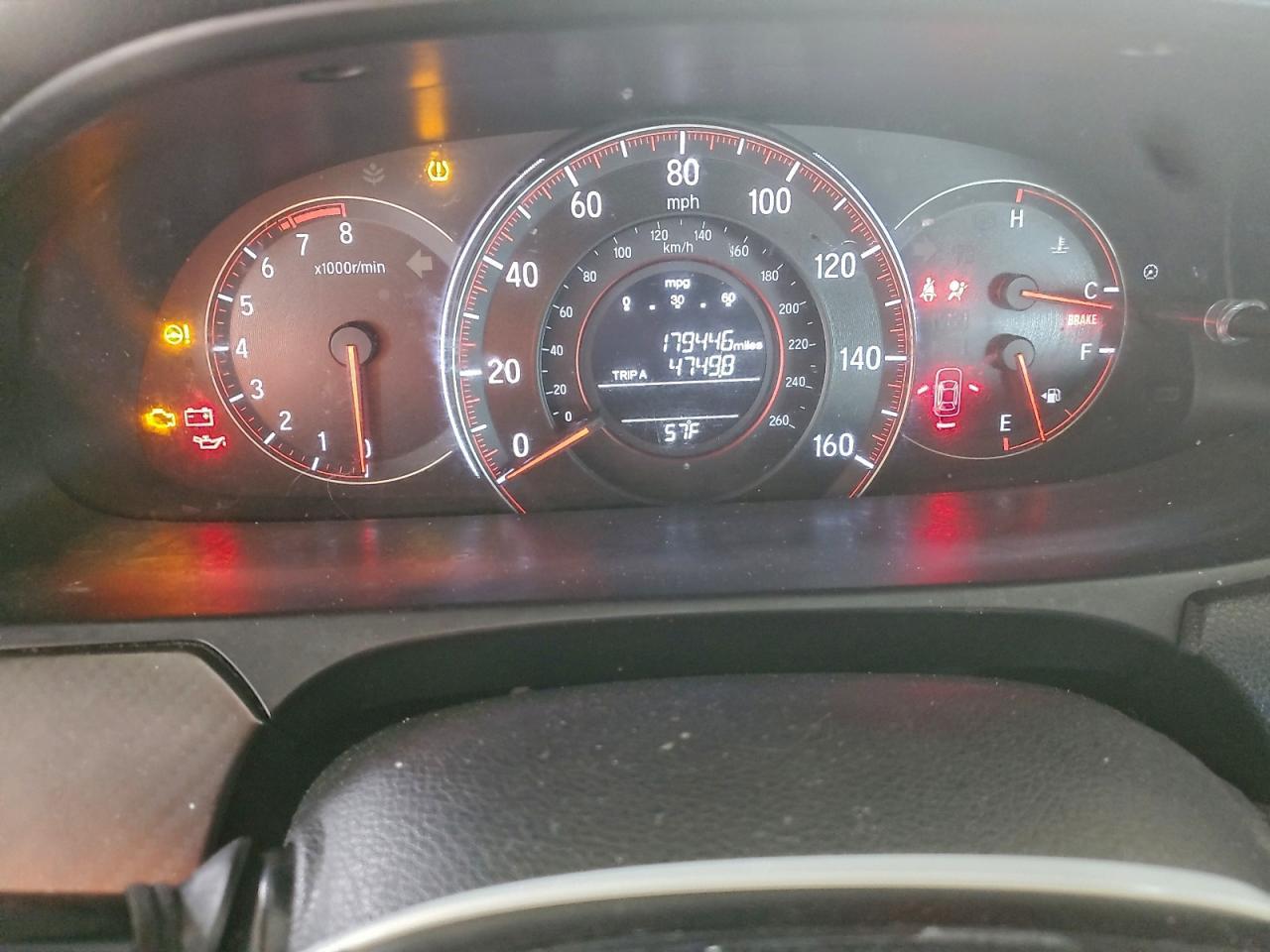 2016 HONDA ACCORD