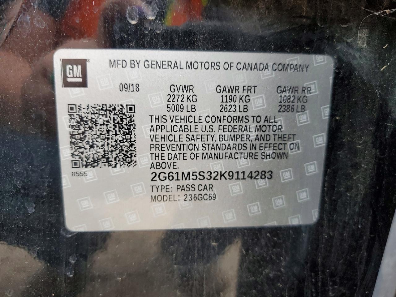 2019 CADILLAC XTS