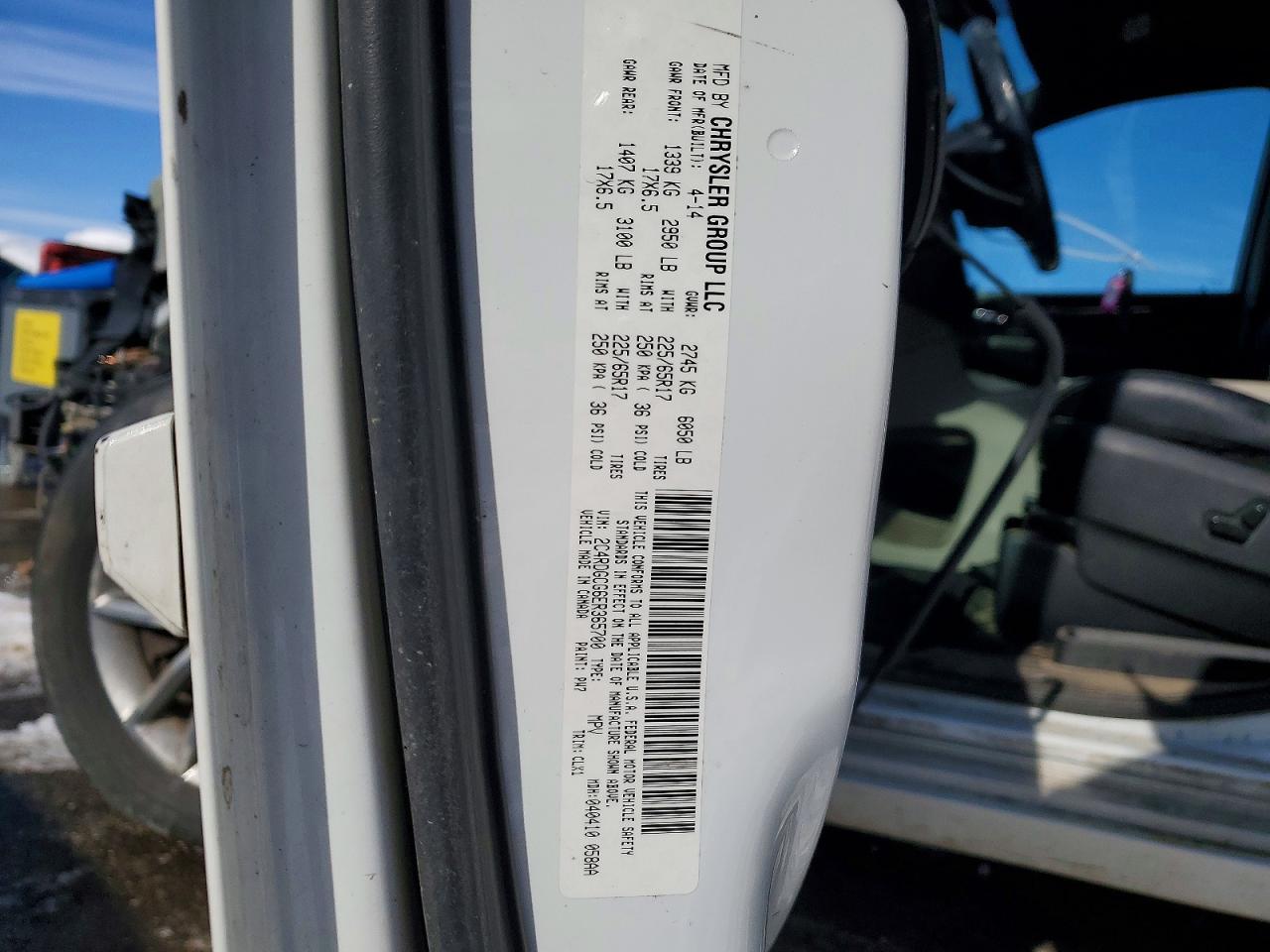 2014 DODGE GRAND CARAVAN