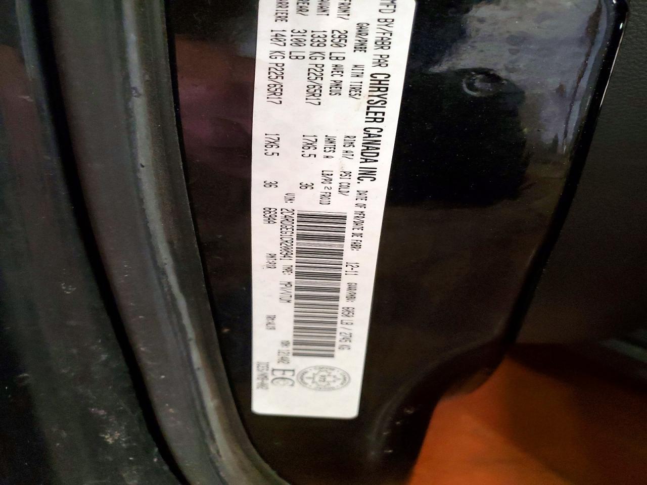 2012 DODGE GRAND CARAVAN
