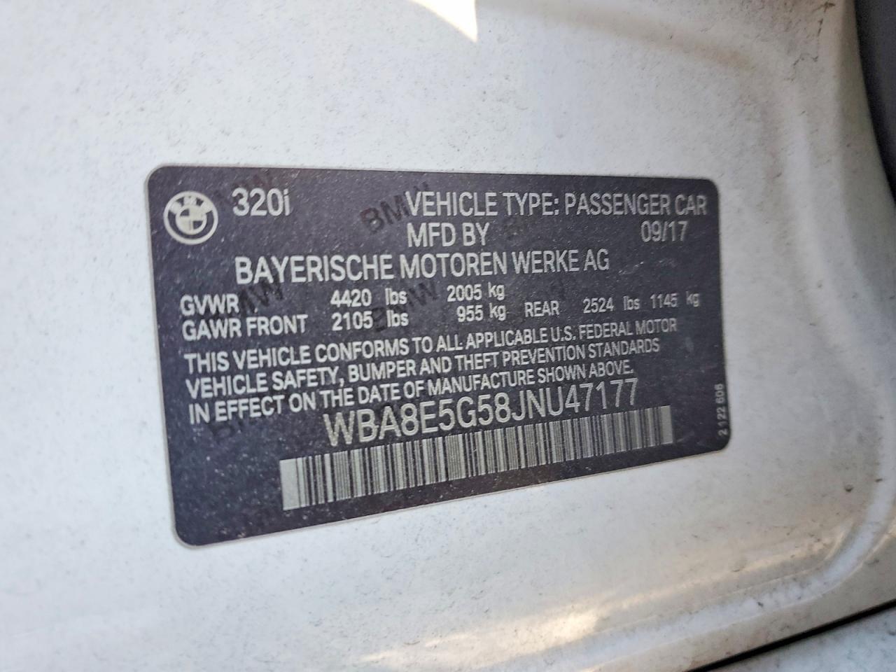 2018 BMW 3 SERIES