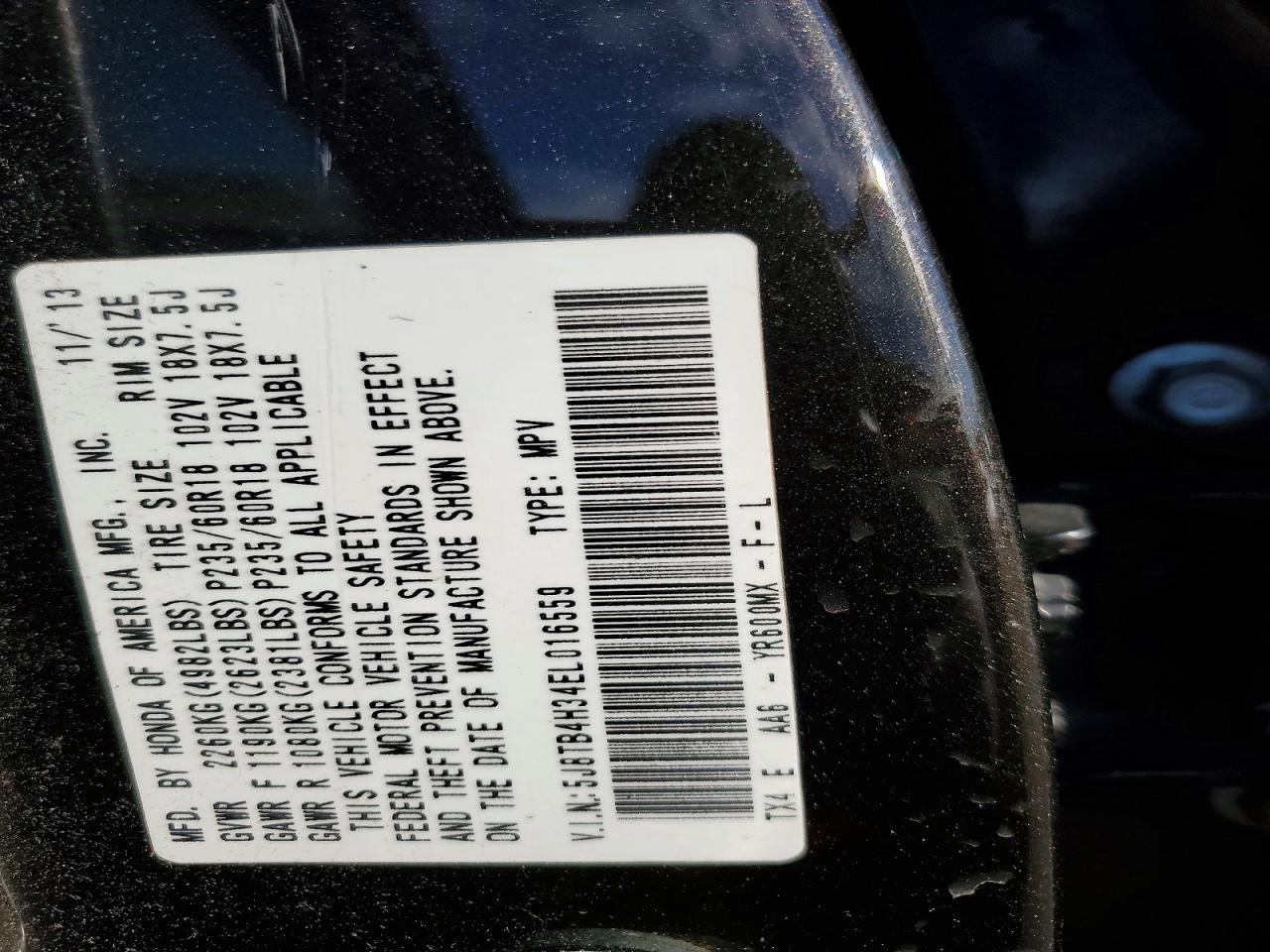 2014 ACURA RDX