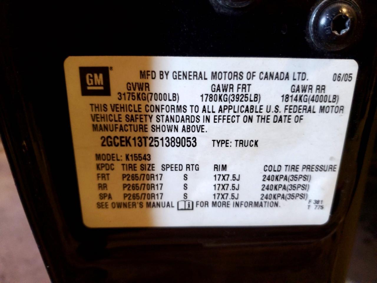 2005 CHEVROLET Silverado