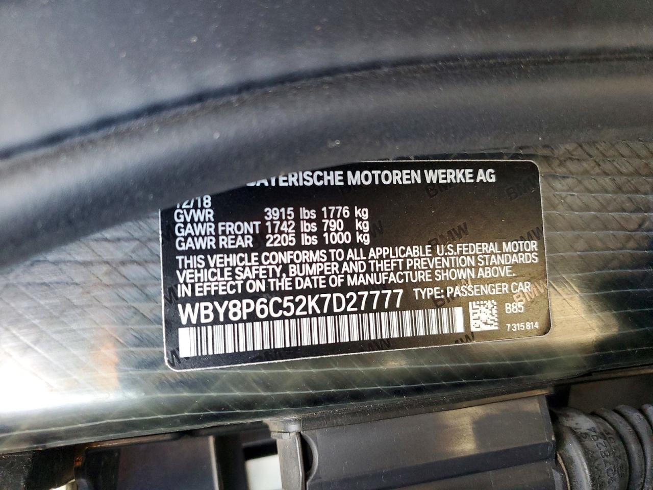 2019 BMW i3s