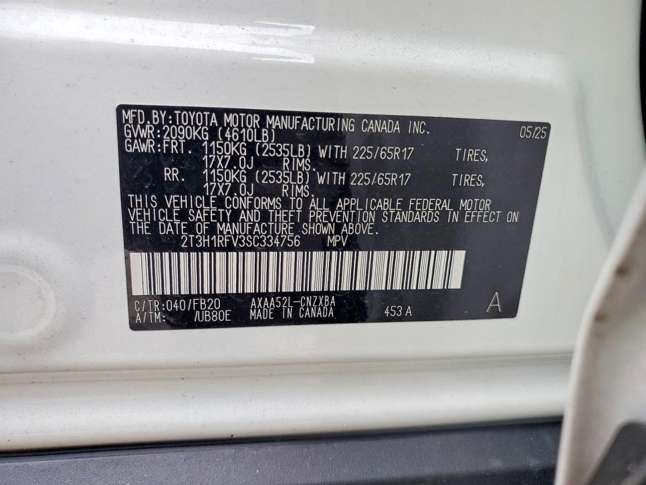 2025 TOYOTA RAV4