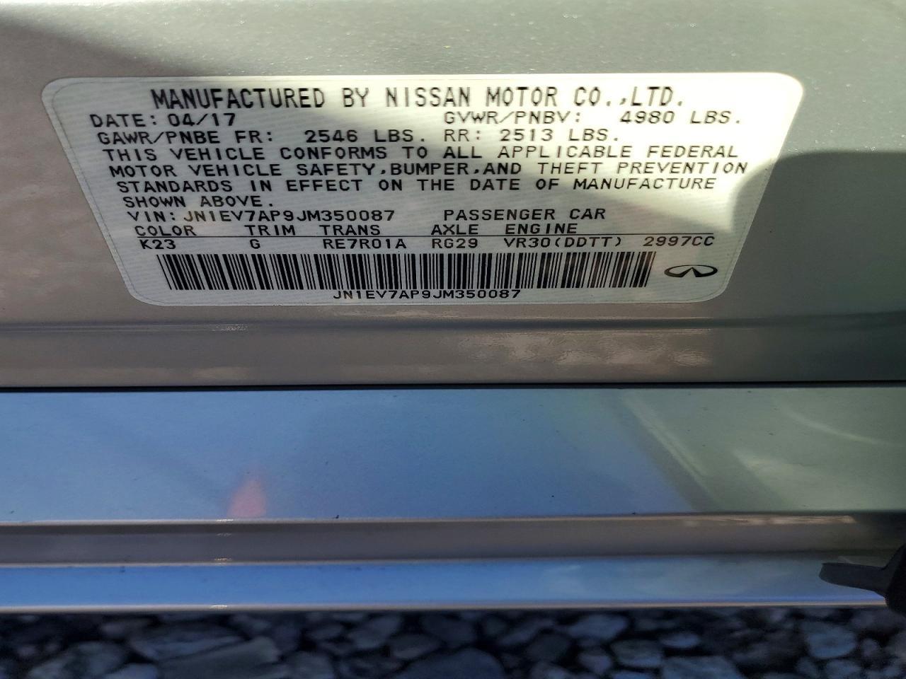 2018 INFINITI Q50
