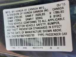 2015 HONDA CIVIC