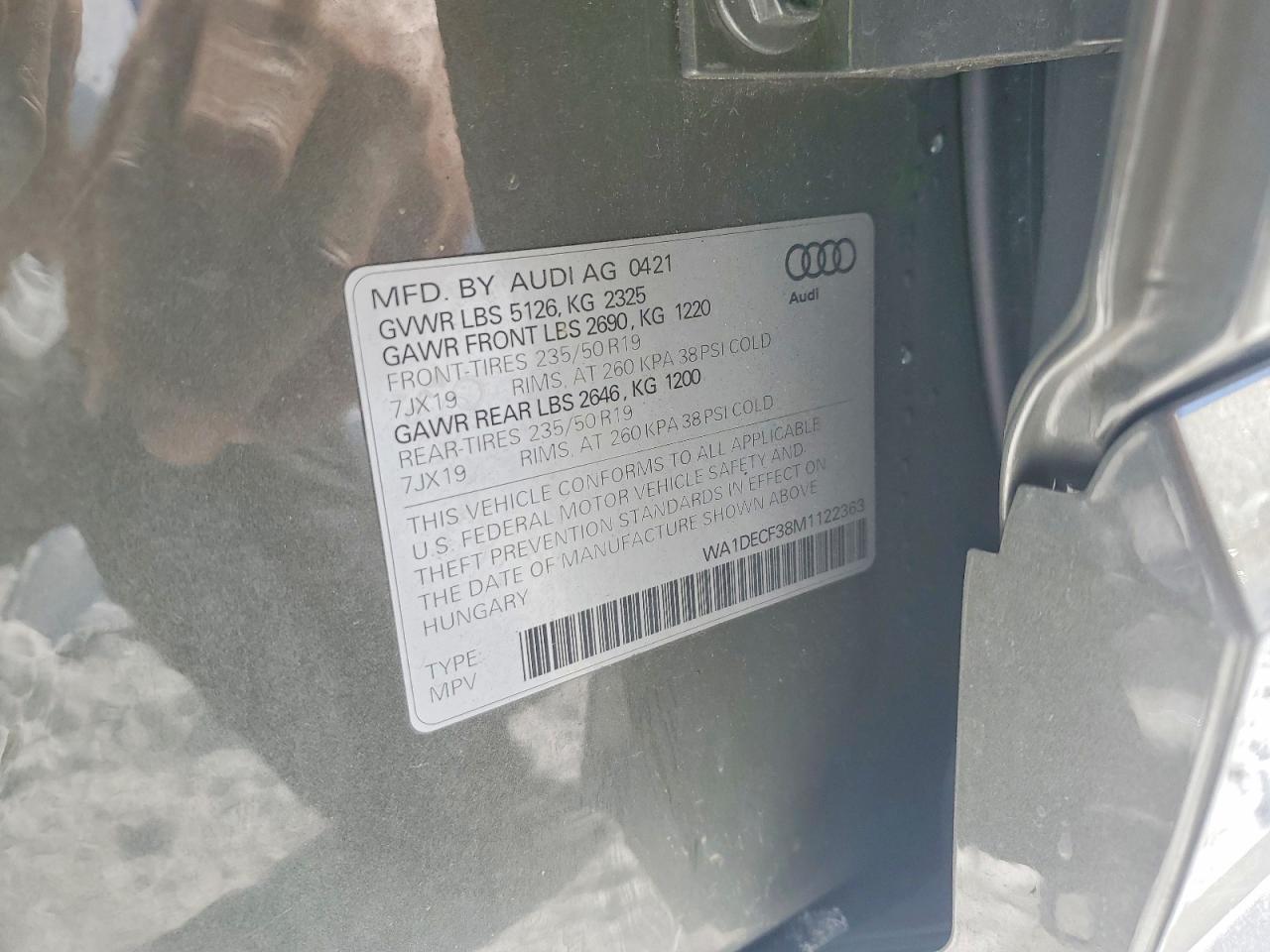 2021 AUDI Q3