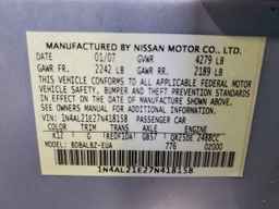 2007 NISSAN ALTIMA