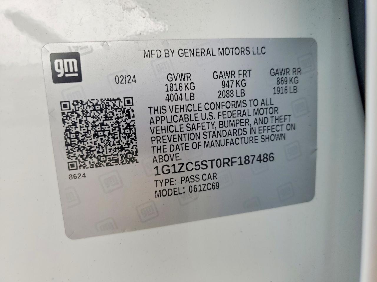 2024 CHEVROLET MALIBU