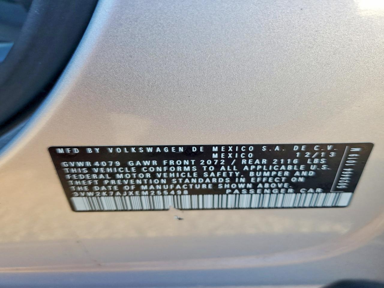 2014 VOLKSWAGEN JETTA