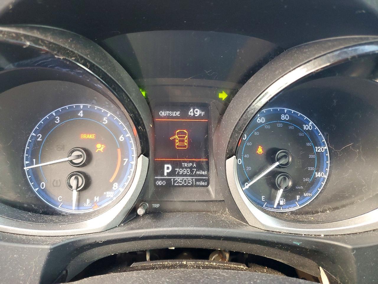 2016 TOYOTA COROLLA