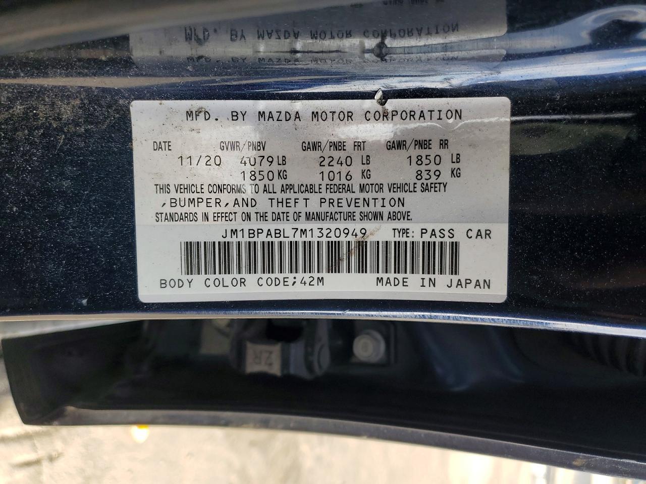 2021 MAZDA 3