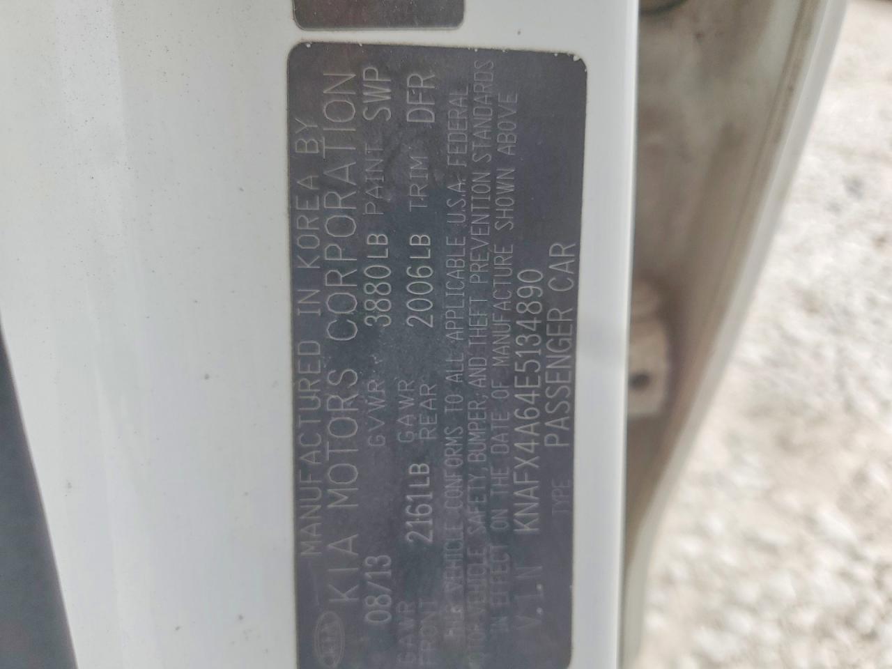 2014 KIA FORTE