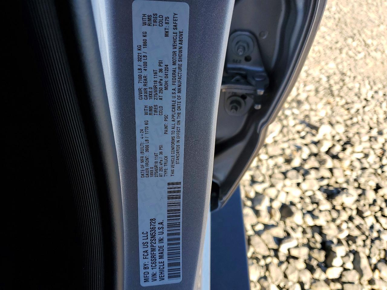 2025 RAM 1500