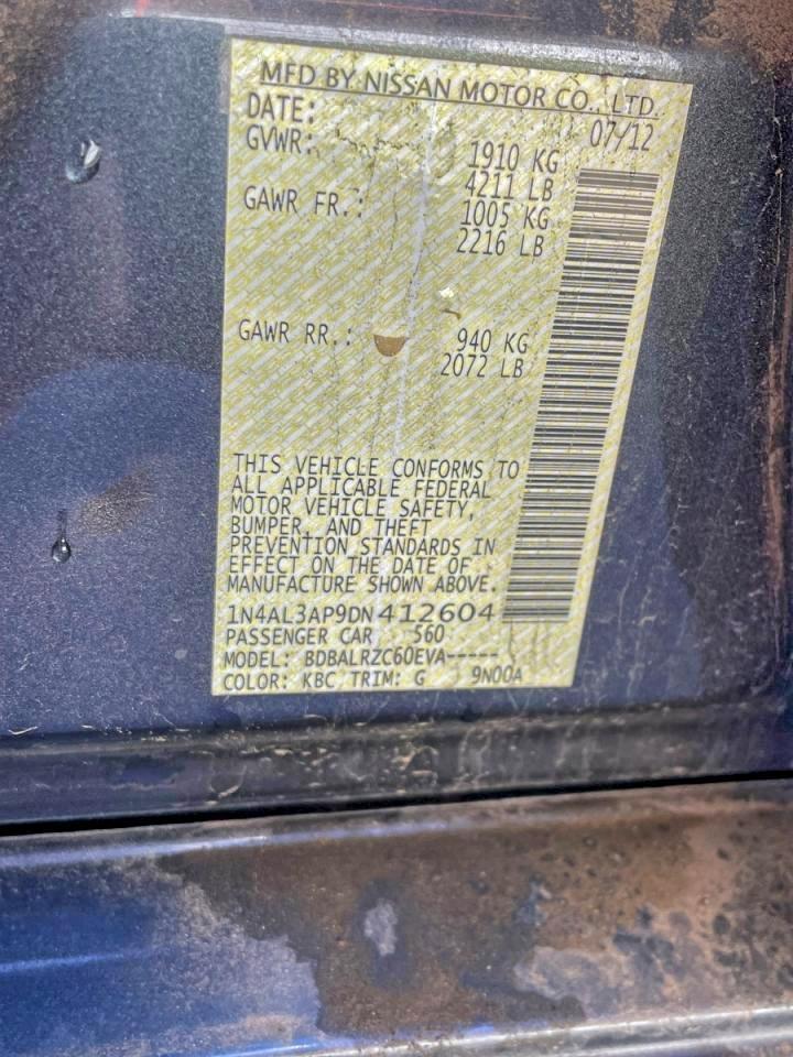 2013 NISSAN ALTIMA