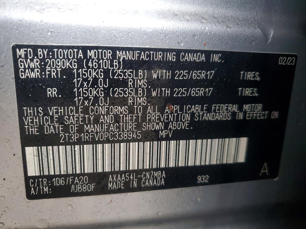 2023 TOYOTA RAV4
